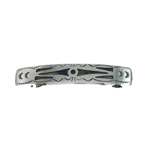Native American Genuine Sterling Silver Hair Barrett NN20418